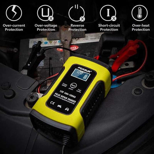 Cargador Inteligente De Batería 12V