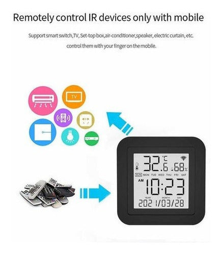 Sensor De Temperatura Y Humedad Wifi Control Remoto