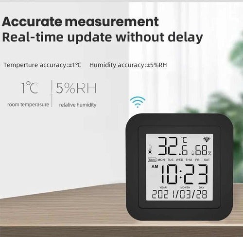 Sensor De Temperatura Y Humedad Wifi Control Remoto