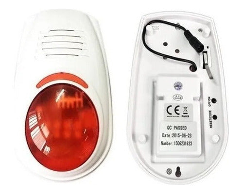 Sirena Para Alarma Wm2n Seguridad Casa