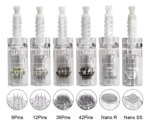 Agujas Repuesto Cartucho Dermapen 42, 12, Nano Dr Pen