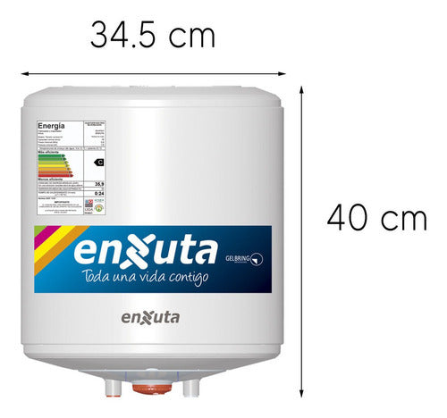 Termotanque Calefón Enxuta 15 Litros