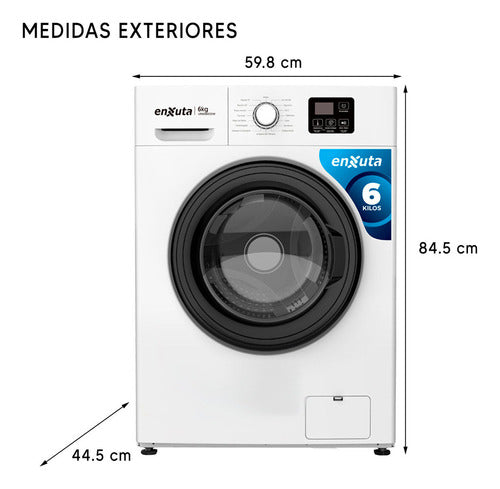 Lavarropas Carga Frontal Enxuta Lenx0650DW