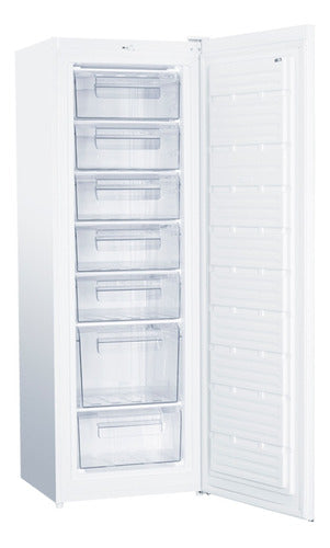 Freezer Vertical Frío Húmedo Enxuta 242L