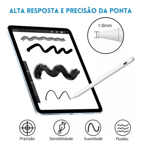 Lápiz Compatible Con Rechazo De 1,0 Mm Con iPad