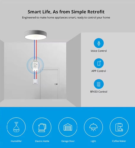 Switch Interruptor Inteligente Conexión Wifi Smart Life