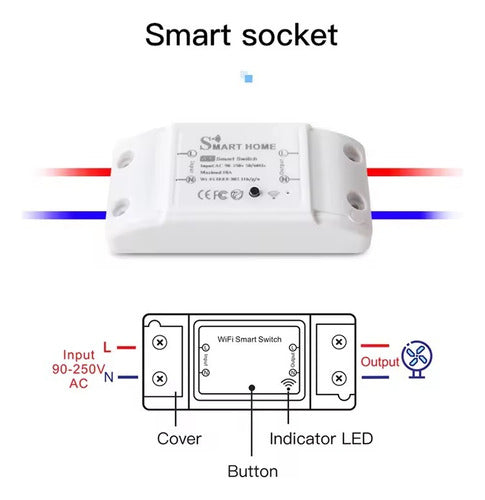Switch Interruptor Inteligente Conexión Wifi Smart Life