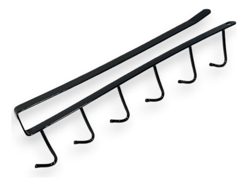 Perchero De Hierro 6 Ganchos