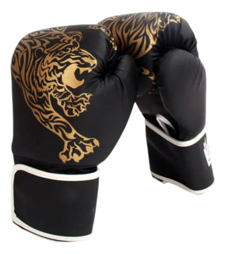 Guantes De Boxeo Diseño Dragon Infantil Femenino Talle S