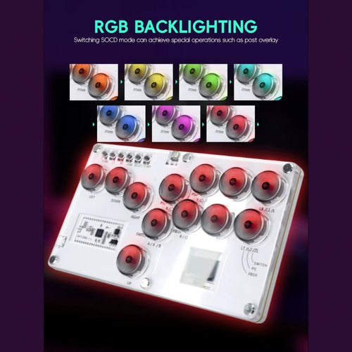Arcade Stick Tipo Hitbox Sky2040-a01 Pc Xbox Ps3 Ps4 Switch