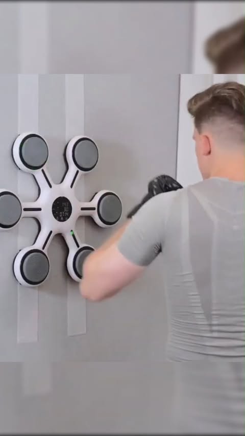 Máquina De Entrenar Box Musical Guantes Boxeo Bluetooth