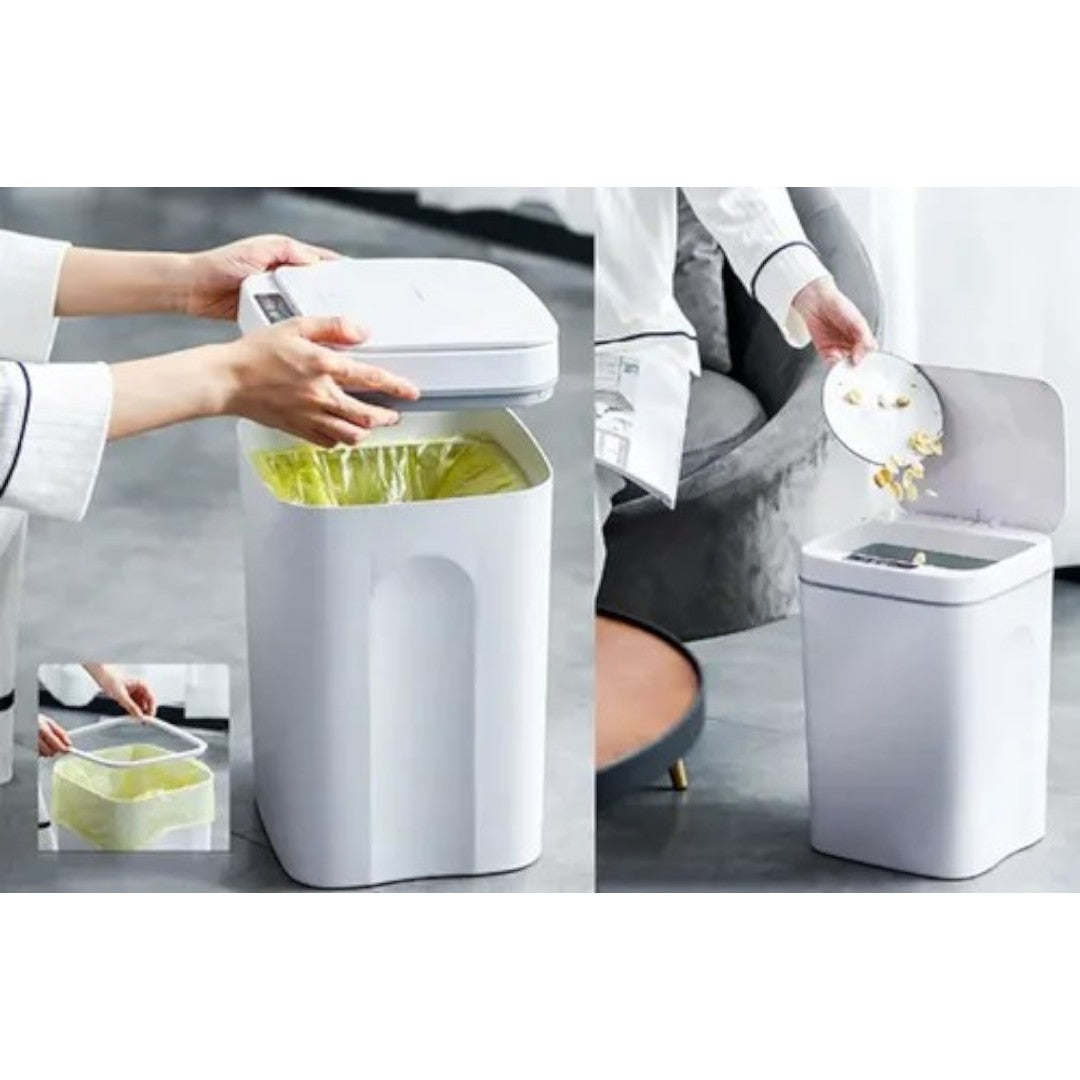 Papelera Inteligente Con Sensor Cierre Automatico