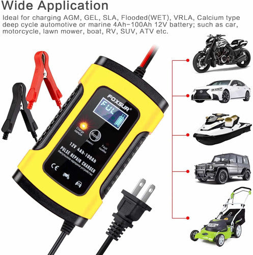 Cargador Inteligente De Batería 12V