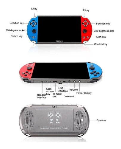 Consola X12 Plus - Juegos Retro