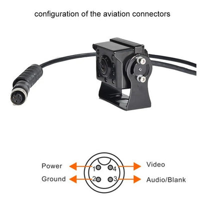 Combo DVR Con Pantalla Y 4 Camaras Full HD Para Camión