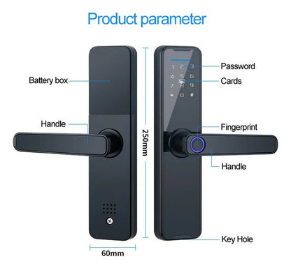 Cerradura Digital Para Puerta Con Huella Dactilar Contraseña