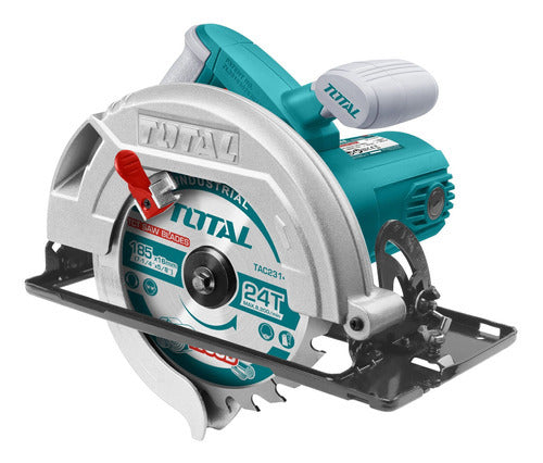 Sierra Circular Total 1400w Línea Industrial 7.1/4 Pulgadas 185mm 4.800rpm Incluye 1 Disco De Corte Ts1141856