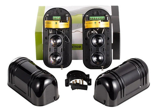 Barrera Infrarroja Cableada Exterior Perimetral 150 Mts Haz