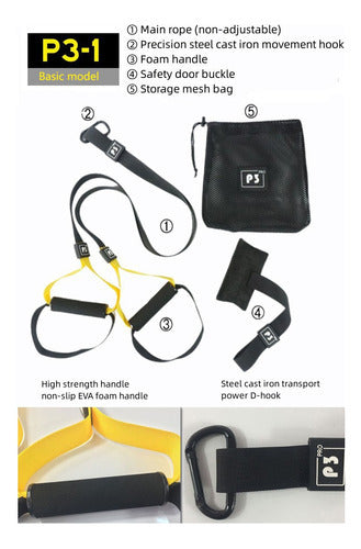 Bandas De Entrenamiento TRX Pro 3-1 Fitness Suspension