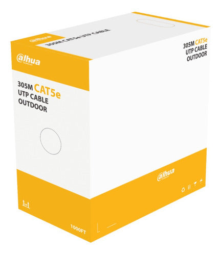 Cable UTP Cat 5e 305m Exterior Cobre Anti Flama