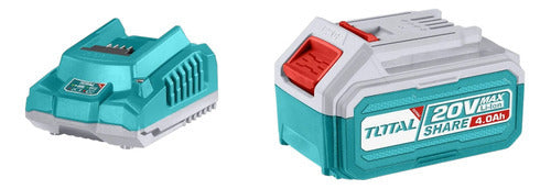 Batería Litio Ión 4.0Ah + Cargador Rápido 20V