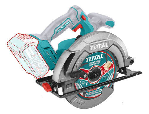 Sierra Circular Inalámbrica Total 20v