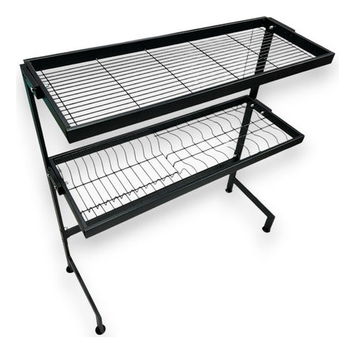 Escurridor Organizador De 2 Niveles Para Cocina