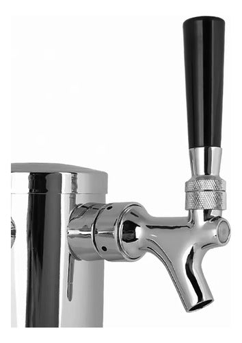 Torre Doble Grifo Para Cerveza Artesanal Equipo Montaje