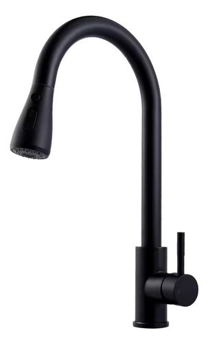 Grifo Cocina Extensible Y Giratorio 360° Monocomando