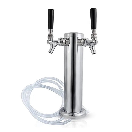 Torre Doble Grifo Para Cerveza Artesanal Equipo Montaje