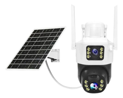 Camara Solar Seguridad V380 4g Ptz Para El Hogar Impermeable