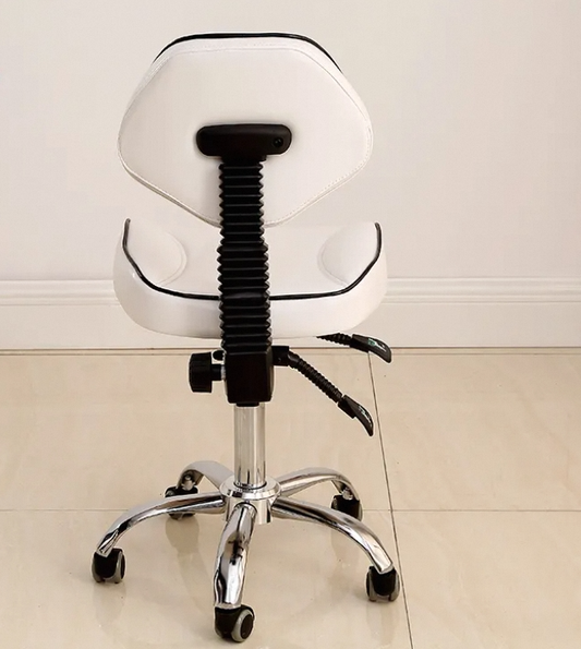Silla De Escritorio Reclinable Con Tapizado Cuero Sintetico